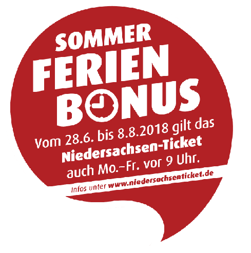 In den Sommerferien vor 9 Uhr mit dem Niedersachsen-Ticket fahren